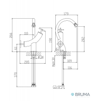 MEDIDAS MONOBLOCK BIDE HERA BRUMA